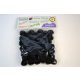 Pompon 20mm 50db/cs FEKETE