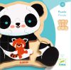 Fa puzzle - Panda, 9 db-os - Puzzlo Panda