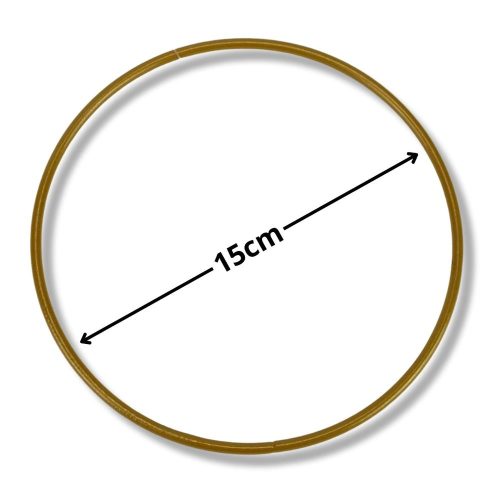 Fém karika arany 15cm