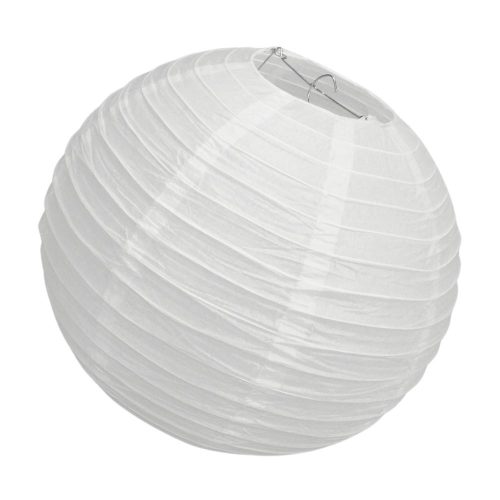 Papír lampion fehér 30cm