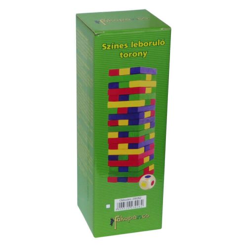 Jenga 54db-os (színes)