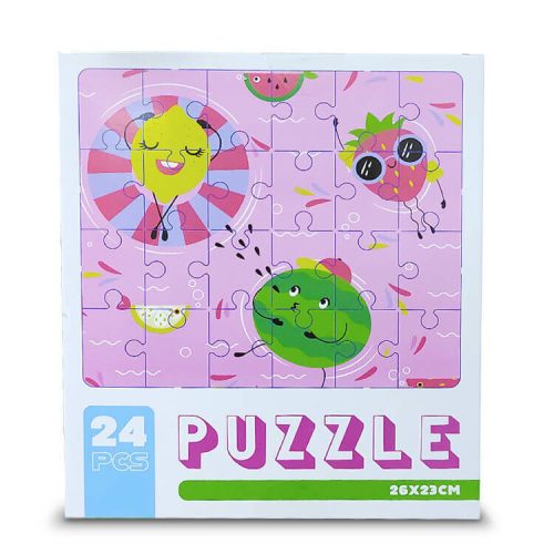 Papír Puzzle 24db-os (úszó gyümölcsök)