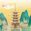 3D modell - 5 emeletes pagoda