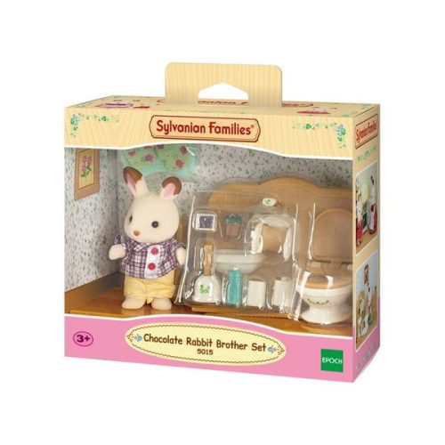 Sylvanian Families csoki nyuszi bátyó fürdőszoba bútorral