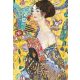 Klimt-Dame mit Fächer (1000 db) (552748) Klimt - Hölgy legyezõvel 