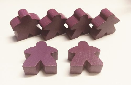 Carcassonne Big-Meeple set lila 