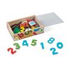 Melissa & Doug, fa készségfejlesztő játék, mágneses számok