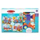 Melissa & Doug Bébi és tipegő fajátékok, Óriás puzzle, járművek