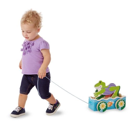 Melissa & Doug Bébi és tipegő fajátékok, Békaverseny