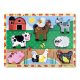 Melissa & Doug Készségfejlesztő játék, Könnyen megfogható puzzle, farm