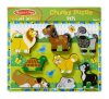 Melissa & Doug Készségfejlesztő játék, Könnyen megfogható puzzle, kis kedvencek