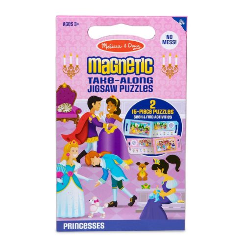 Melissa & Doug, mágneses puzzle, hercegnők