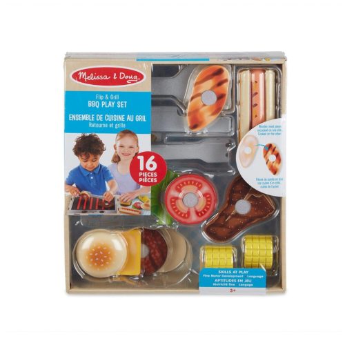 Melissa & Doug, sütés-főzés, grill és bbq készlet