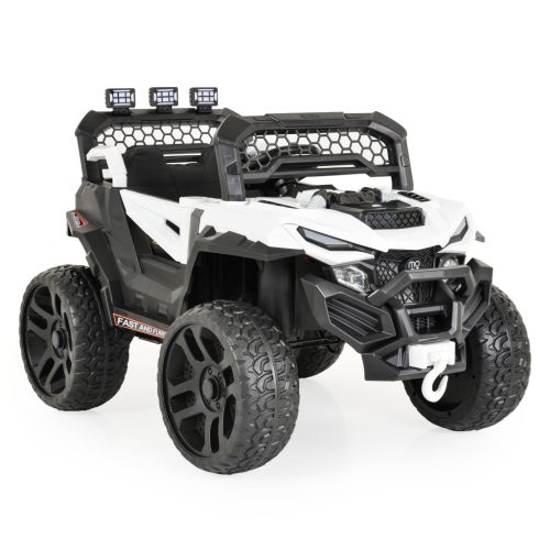 BO DUST DY-8888 elektromos autó, 4mororos, 12V/7A, 115cm BUGGY FEHÉR