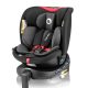 Lionelo gyerekülés Navy i-Size Isofix 360 fok 40-150 cm fekete-piros