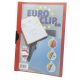 Klipp mappa A4, 60lap Durable Euroclip piros