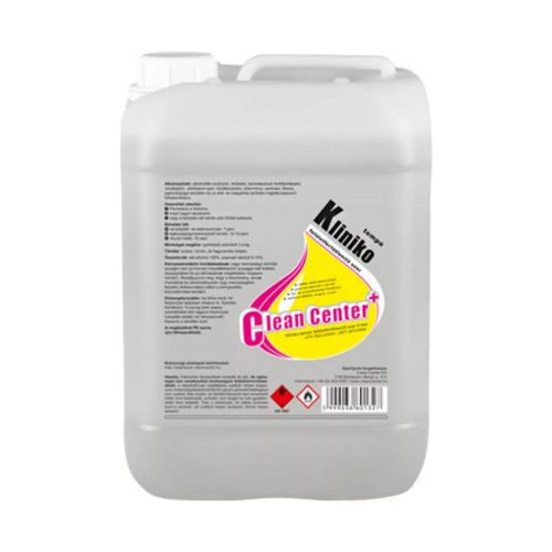 Kéz- és bőrfertőtlenítő 5 liter Kliniko-Tempo_Clean Center