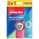 Törlőkendő mikroszálas 3D 3 db/csomag UltraFresh Vileda_F2173V