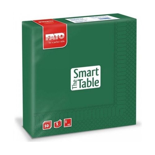 Szalvéta 2 rétegű 33 x 33 cm 50 lap/cs Fato Smart Table erdőzöld_82622300