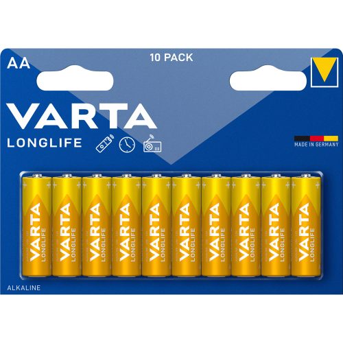 Elem AA ceruza LR06 Longlife 10 db/csomag, Varta