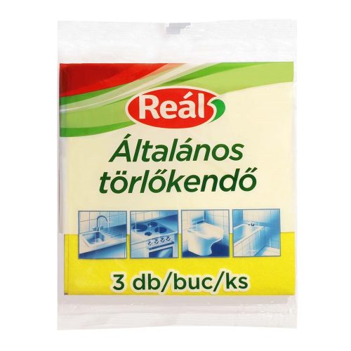 Törlőkendő általános 3 db/csomag Reál