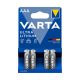 Elem AAA ceruza LR03 4 db/csomag, Varta Ultra Lithium