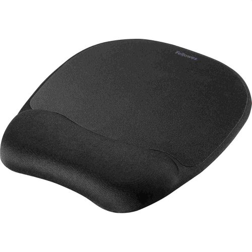 Egérpad csuklótámasszal, memoryhab töltésű, Fellowes® Memory Foam, fekete