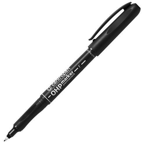 Alkoholos marker 0,6mm, F OHP Centropen 2636 fekete