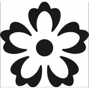 Lyukasztó HEYDA 25mm Virág