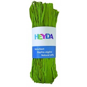 Raffia HEYDA 50g természetes anyagból világoszöld