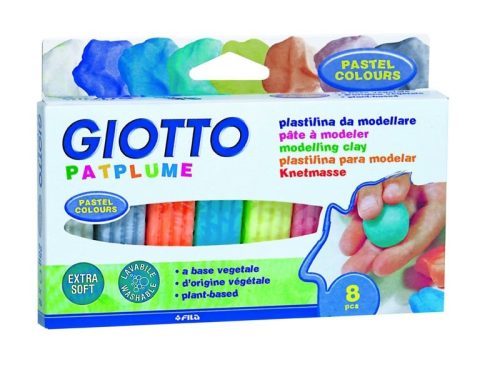 Gyurma készlet 8-as Pasztell Giotto Patplume 8 x 25g