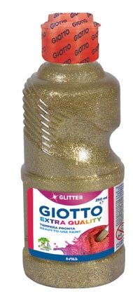 Tempera GIOTTO 250ml GLITTERES ARANY