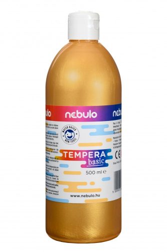 Tempera festék, 500 ml-es, arany, Nebulo