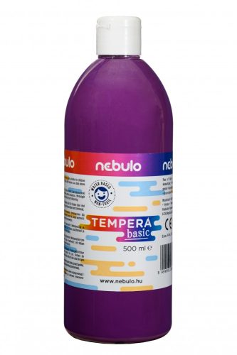 Tempera festék, 500 ml-es, lila, Nebulo