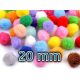 Pompon 20mm 50db/cs  többféle színben