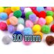 Pompon 10mm 100db/cs többféle színben